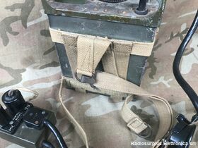 W.S.38 MK2 completo WIRELESS SET NO.38 MK2 del 1942 Frequenza operativa da 7,9 - 9 Mhz in AM .Potenza 0,2 Watt Apparati radio