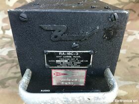 RA-18C-3 BENDIX type RA-18C-3  Ricevitore VHF aeronautico da 108 - 134 Mhz in AM Apparati radio