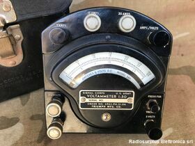 I-50 I-50  Voltmetro-Amperometro tascabile 3 portate in C.C.  3/15/150 Volt f.s. / 3-15-30 Amper f.s. Accessori per apparati radio Militari