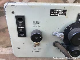 W.S. 68P WIRELESS SET NO.68P  Ricetrasmettitore spalleggiabile del 1940 Inglese (riporta il il numero di serie 231)  Frequenza operativa da 1,75 - 2,9 Mhz in AM e CW Apparati radio