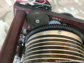 Collins180 Roller motorizzato mod. 180  Induttanza variablie da 3 - 80 micro Henry Accessori per apparati radio Militari