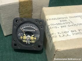 MR15S500 Microamperometro  MR15S500  500 uA f.s.   cm 4,5 x 4,5 a pannello Componenti elettronici