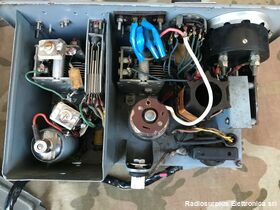  WIRELESS SET NO.18 Ricetrasmettitore spalleggiabile del 1940 WW2 Frequenza operativa da 6- 9 Mhz in AM e CW Apparati radio