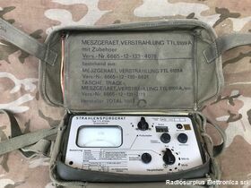 TTL6109A TTL6109A  Contatore geiger Tedesco a camera di ionizzazione  Unità di misura Roentger/ora Militaria
