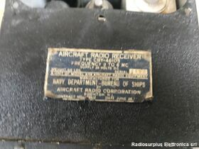 CBY-46105 Command Radio Set   AN/ARC-5 type CBY-46105 (R-26)  Ricevitore Aeronautico  U.S. Army Apparati radio