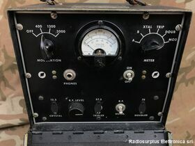 BC 376K Test Oscillator BC 376K   Oscillatore di test  per segnali RF e modulazione Accessori per apparati radio Militari