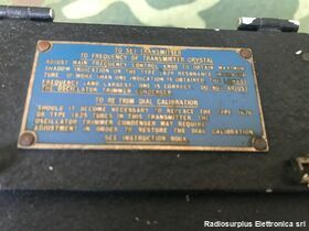T-18/ARC-5 T-18/ARC-5  Trasmettitore serie Command Set  Doppia antenna, sintonia da 2,1 - 3 Mhz Apparati radio