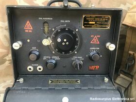  BC-221-Q  Frequenzimetro eterodina da 125 Khz a 20.000 Khz Accessori per apparati radio Militari
