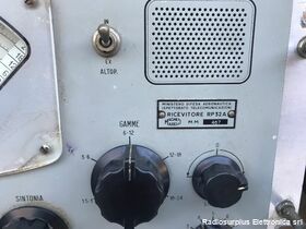  Magneti Marelli RP 32 + alimentatore ALS/HF/R  Ricevitore AM/CW a copertura continua da 1,5 a 30,5 Mhz in 6 bande Apparati radio