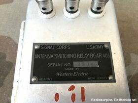 BC-AR-408 BC-AR-408  Commutatore di antenna a relè Accessori per apparati radio Militari