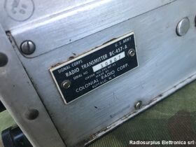 BC-457-A Us. Navy BC-457-A Us. Navy  Trasmettitore serie Command Set  Sintonia continua da  4 - 5,3 Mhz Apparati radio