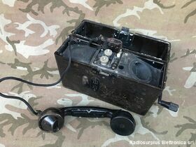 FF33 Telefono da campo Tedesco WWII  FF33 Militaria