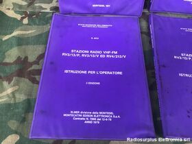 ManualRV Istruzioni per l'operatore stazione radio RV3/4  kit 4 volumi completi originali Manuali