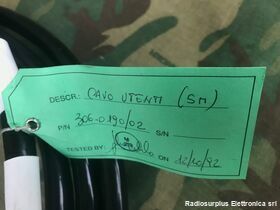 CD306-0190/02 Cavo Utenti interconnessione  CD Morsettiere 306-0190/02 Accessori per apparati radio Militari