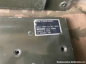 5820-15-061-8236 AUTOVOX 5820-15-061-8236  Pianale metallico per montaggio stazione radio RV-4 su mezzi mobili Accessori per apparati radio Militari