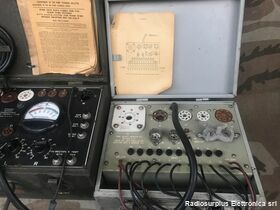 I-177-A + MX-949A/U Tube Tester I-177-A + Adapter kit MX-949A/U  Prova valvole  U.S. Army + adattatore  In ottimo stato, con manuale originale. Test e Strumenti di Misura Militari