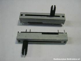 441267204 Potenziometro Slider 2 x 100 KoHm. Fiss. 62mm. Da C.S. Resistenze e Potenziometri