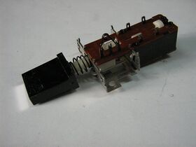 B4C329 Doppio Interruttore + deviatore Telefunken con staffa.  Fiss. 31mm Commutatori e Interruttori