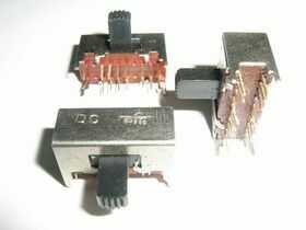 CDS1V3P4P Commutatore da Circuito stampato 4vie 3 posizioni . Angolare Commutatori e Interruttori