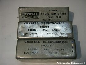 CrystalFilter Cristal Filter 1.4 Mhz  Bandwidth  3,8 KHz Impedenze