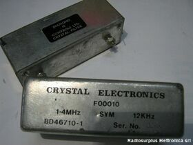 F00010 Cristal Electronic Filter FN 00010  1.4Khz Impedenze