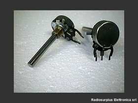 Lesa10k Potenziometro  LESA 10 Kohm. Perno da 5cm Resistenze e Potenziometri