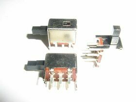 PCS1V2PD Pulsante Commutatore da circuito stampato 2vie 2 posizioni .Orizzontale Commutatori e Interruttori