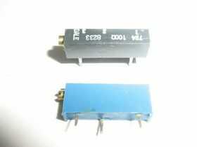 TRIM100 Trimmer Multigiri 100 oHm. Fiss. 13mm. A saldare Resistenze e Potenziometri