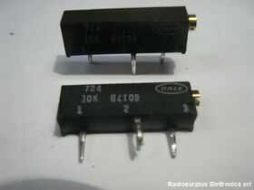 TRIM10K Trimmer Multigiri 10 KoHm. Fiss. 13mm. A saldare Resistenze e Potenziometri