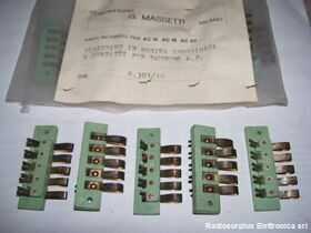 G301/10 KIT Piastrine in resina EPOSSIDICA a 5 contatti (4 PEZZI) Ricambi vari