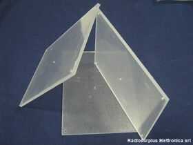 PLEX Pannello Plexglass Bianco neutro cm 16x21 spesso mm5 Ricambi vari