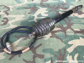 MP65PL Base antenna a noce mod. MP/65, in ABS con cavo BNC Antenne - Accessori - Cavi