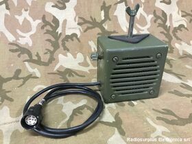 LS-166/U Altoparlante militare per impego Campale o Veicolare LS-166/U Utilizzato per molte applicazioni radio militari della NATO Apparati radio militari