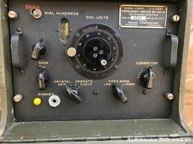 BC-221-N BC-221-N  Frequenzimetro a battimento da 125 Khz a 20 Mhz Accessori per apparati radio Militari