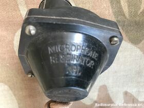 Respirator  N°1 Microfono a Carbone Respirator  N°1 -usato, cavo telato Accessori per apparati radio Militari