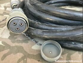 ALI50AM-F- Cavo flessibile in gomma tre poli per alte potenze 50 Amper Accessori per apparati radio Militari