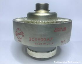 3CX800A7 Valvola NOS vintage  Tetrodo di Potenza  3CX800A7 EIMAC  Senza imballo originale Componenti elettronici