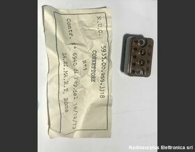 5935-00-259-3318 Connettore 9 poli da telaio  5935-00-259-3318  Presa in bachelite a saldare Componenti elettronici