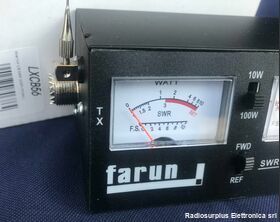 FS222 FARUN FS222  Misuratore di onde stazionarie e potenza  Frequenza operativa da 3,5 a 150 Mhz Telecomunicazioni