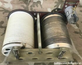 Collins180 Roller motorizzato mod. 180  Induttanza variablie da 3 - 80 micro Henry Accessori per apparati radio Militari