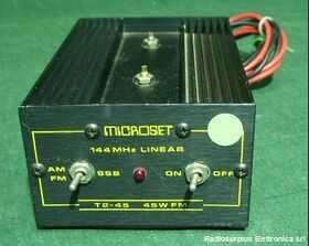 T2-45 Microset T2-45 144 MHZ Linear Amplifier Accessori per apparati radio Civili