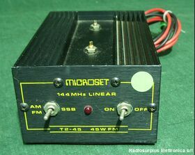 T2-45 Microset T2-45 144 MHZ Linear Amplifier Accessori per apparati radio Civili