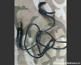 Cavo di ricambio cufia Cavo di ricambio cuffia  Doppio padiglione Innestato con jak PJ-055B Accessori per apparati radio Militari