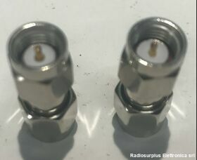 kitbncfbncf5 Connettore Adattatore SMA - SMA  Adattatore da SMA maschio a SMA maschio  Kit 5 pezzi Componenti elettronici