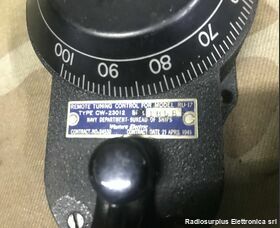 CW-23012 CW-23012  Controllo remoto per ricevitore   aircraft US Navy RU-17 Accessori per apparati radio Militari