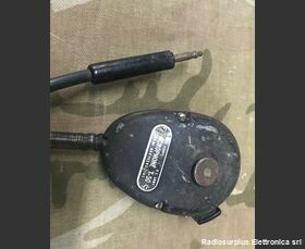 T-50 Microfono a Carbone  T-50 U.S. Army  Microfono da palmo con ptt e cavo innestato con PJ-068 Accessori per apparati radio Militari