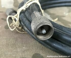 bobina plmini Bobina Cavo antenna  Metri 5.00 -  75 oHm  Innestata con connettori PL mini M Accessori per apparati radio Militari