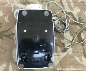 SO.CO.TEL Telefono da Ufficio Militare  SO.CO.TEL  Telefono da scrivania con auricolare supplementare   -ottimo stato Militaria