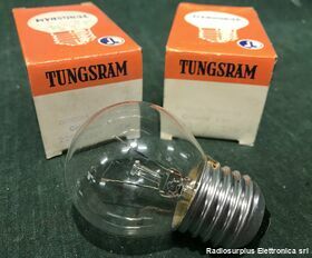 GocRidChia E27-15W Goccia Ridotta Chiara E 27 TUNGSRAM  Lampada ad incandescenza 220-230 Volt 15 Watt Componenti elettronici