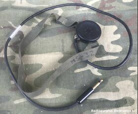 HS-32 CUFFIA monoauricolare  HS-32  Completa di cavo telato e connettore Accessori per apparati radio Militari